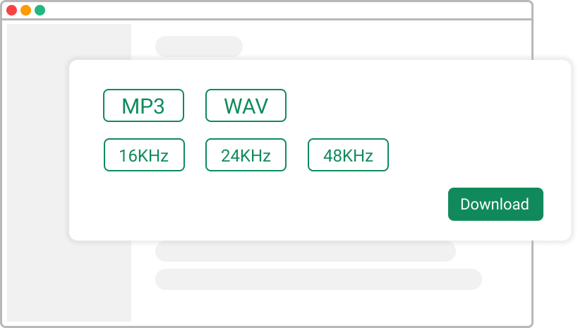 Manage audio files